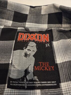 DIXXON Black & White Check Plaid Button-Down Shirt "The Mickey"